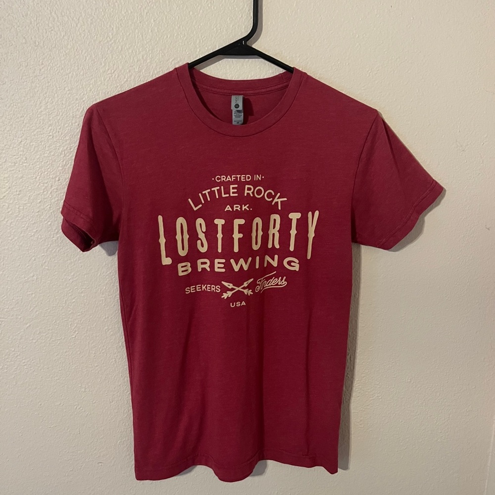 Next Level Apparel Red Short Sleeve Tee